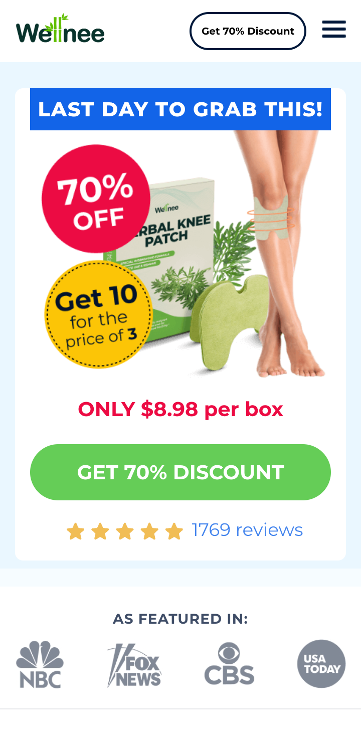 Wellnee Pain Relief Patches